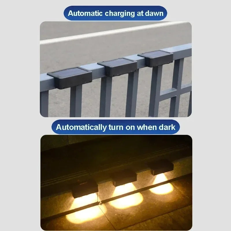 applique murale solaire à led pour extérieur jardin et éclairage décoratif - vue 4 sur 10