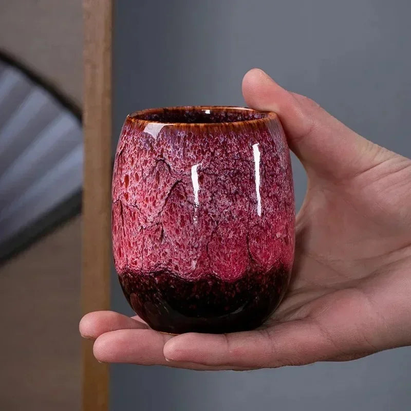 Tasse à thé kung fu céramique style tianmu