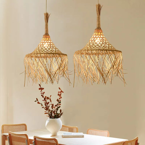 lustre tissé main nordique japonais suspendues