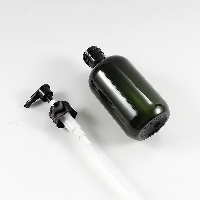 bouteilles rechargeables pour shampoing et gel douche - vue 7 sur 7
