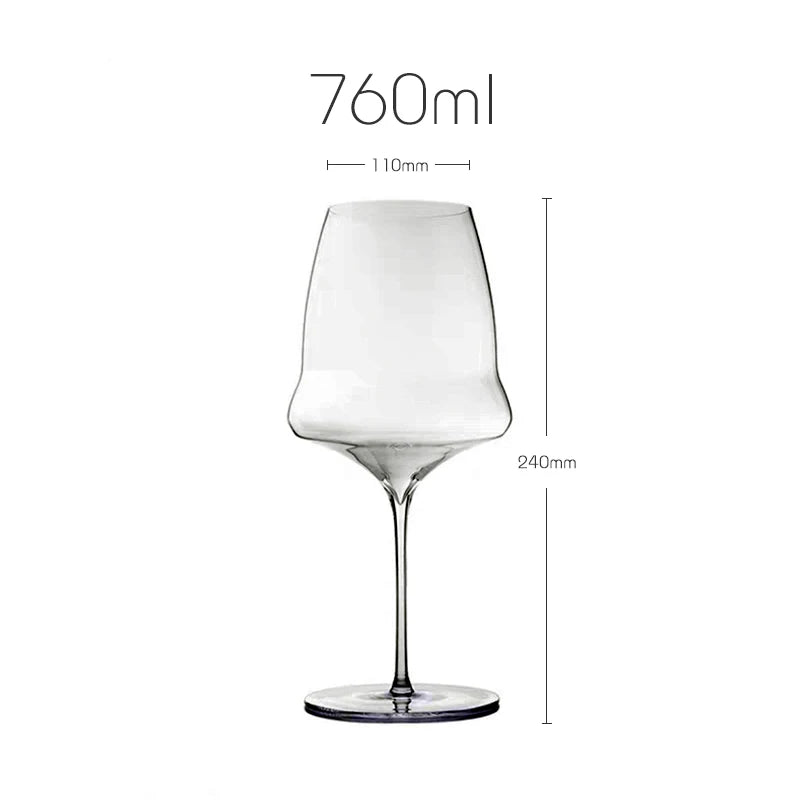 Verre cristal ultra fin style josephinen fait main