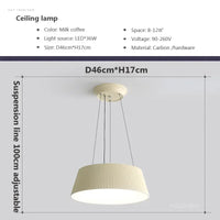 lustre moderne nordique à led pour intérieur