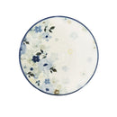 Assiettes ceramique emaillee motif floral style japon quotidien