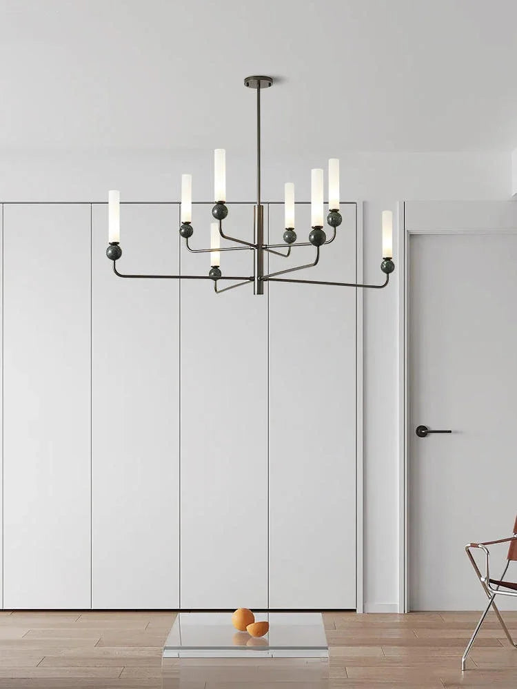 lustre moderne à LED pour décoration intérieure élégante et simple - vue 4 sur 10