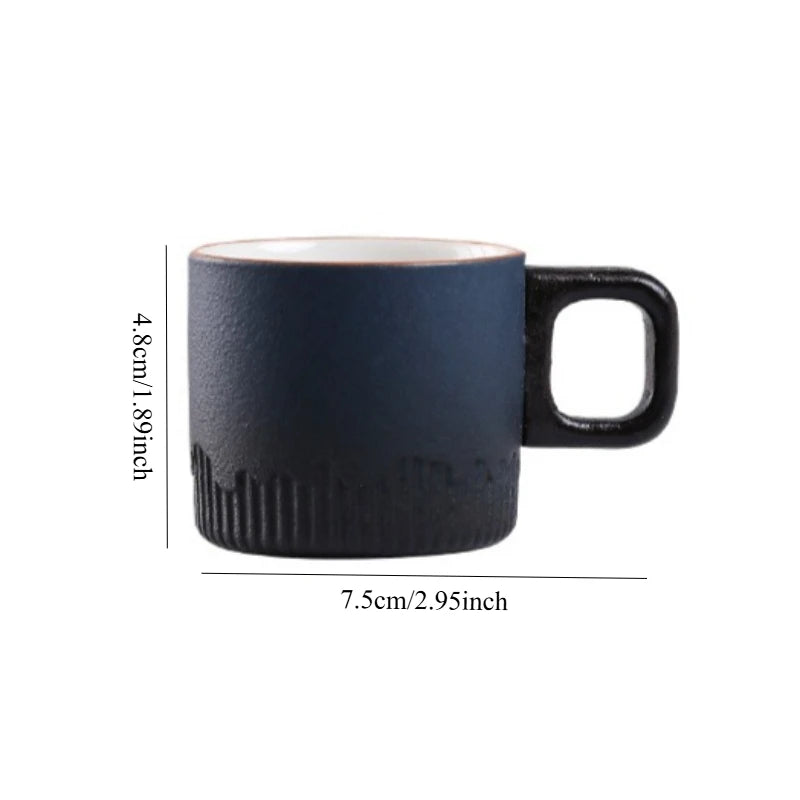 Tasse a the ceramique degradee mini style minimaliste