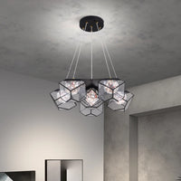 lampe de salon nordique rubik's cube étoilé luxueuse moderne