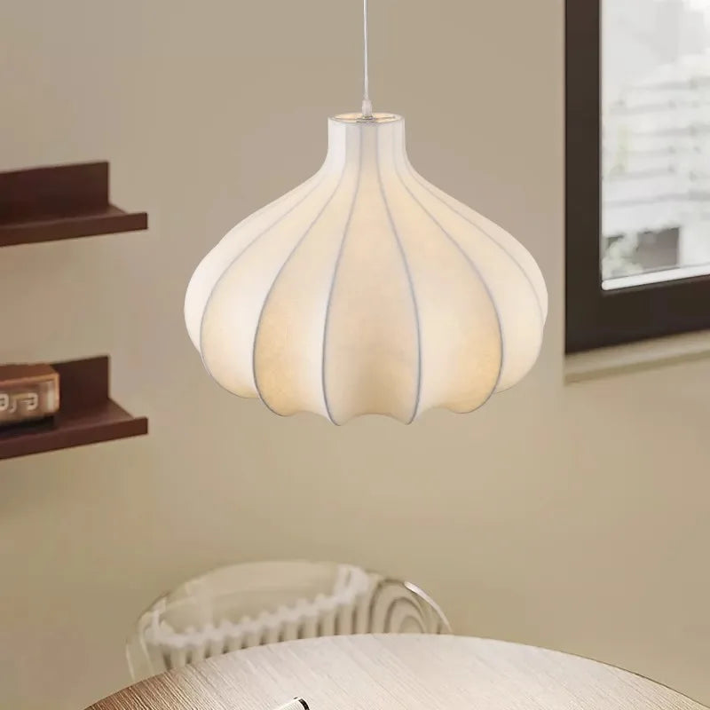 suspension rétro en soie pour une décoration créative élégante