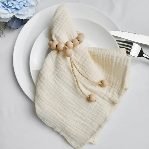 Serviette de table coton lot 10 style coréen