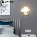 applique murale nordique macaron en fer décorative led pour enfant