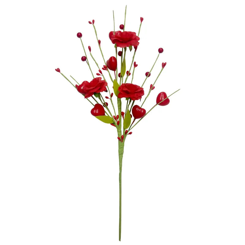 décoration florale tulipes artificielles pour la saint-valentin - vue 13 sur 12