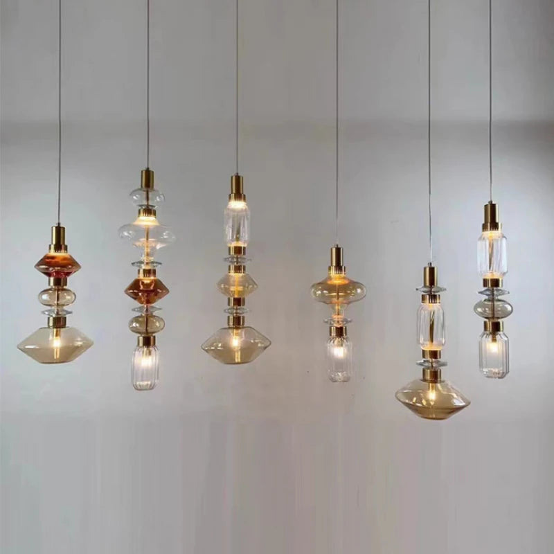 suspension décorative en verre style post-moderne pour divers espaces - vue 11 sur 13