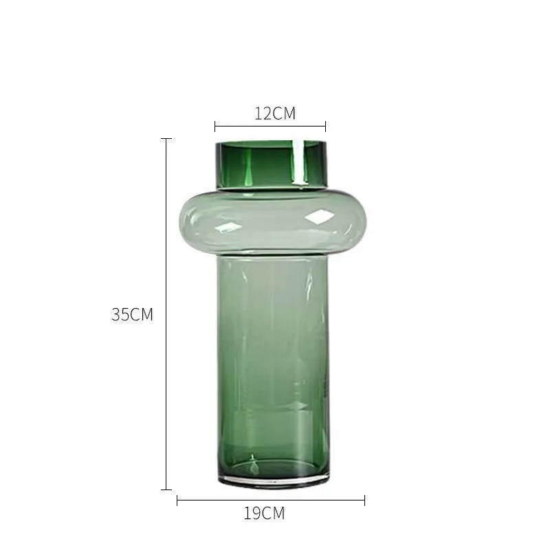 vase en verre géométrique pour décoration intérieure artistique - vue 12 sur 12