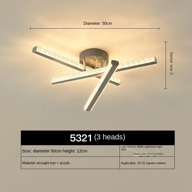 SANDYHA nordique LED plafond lampes suspendues géométrie pour chambre cuisine étude salon intérieur décoration de la maison suspension - vue 6 sur 10