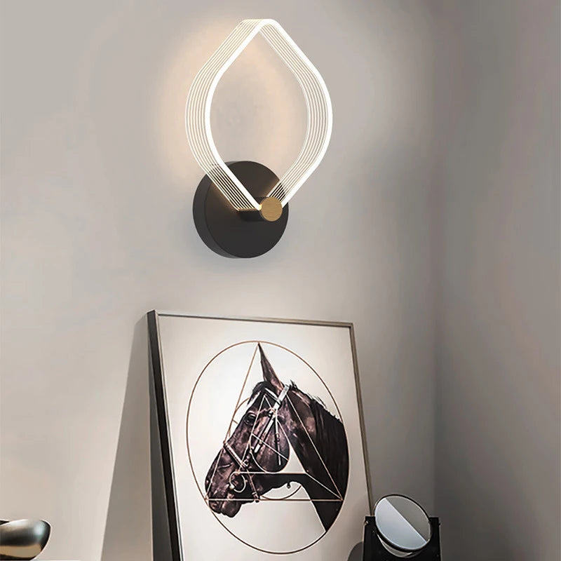 applique murale led moderne pour un éclairage décoratif intérieur - vue 4 sur 14