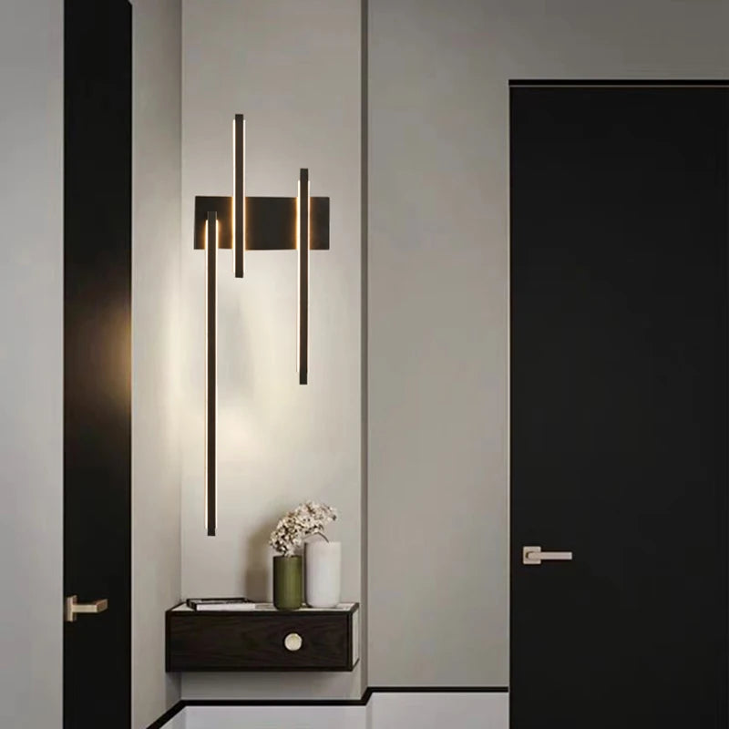 laiton led applique murale minimaliste pour restaurant
