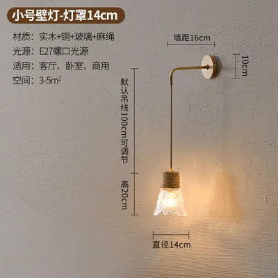 lustre nordique japonais trois têtes style bûche pour intérieur créatif