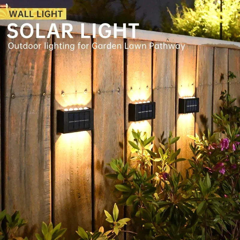 applique murale solaire à led éclairage extérieur étanche décoratif - vue 11 sur 14