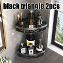 étagère d'angle murale porte-serviettes et porte-shampoing sans perçage