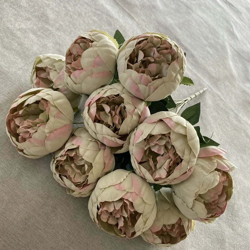 bouquet de pivoines artificielles pour mariage et décoration élégante - vue 15 sur 21