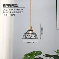 lustre nordique en verre design pour décoration intérieure moderne
