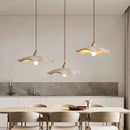suspension wabi-sabi en ciment et travertin pour décoration intérieure