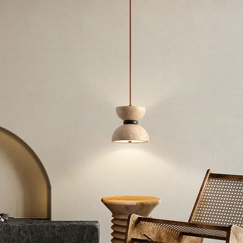 lampe de suspension led nordique en forme de grotte - vue 3 sur 7