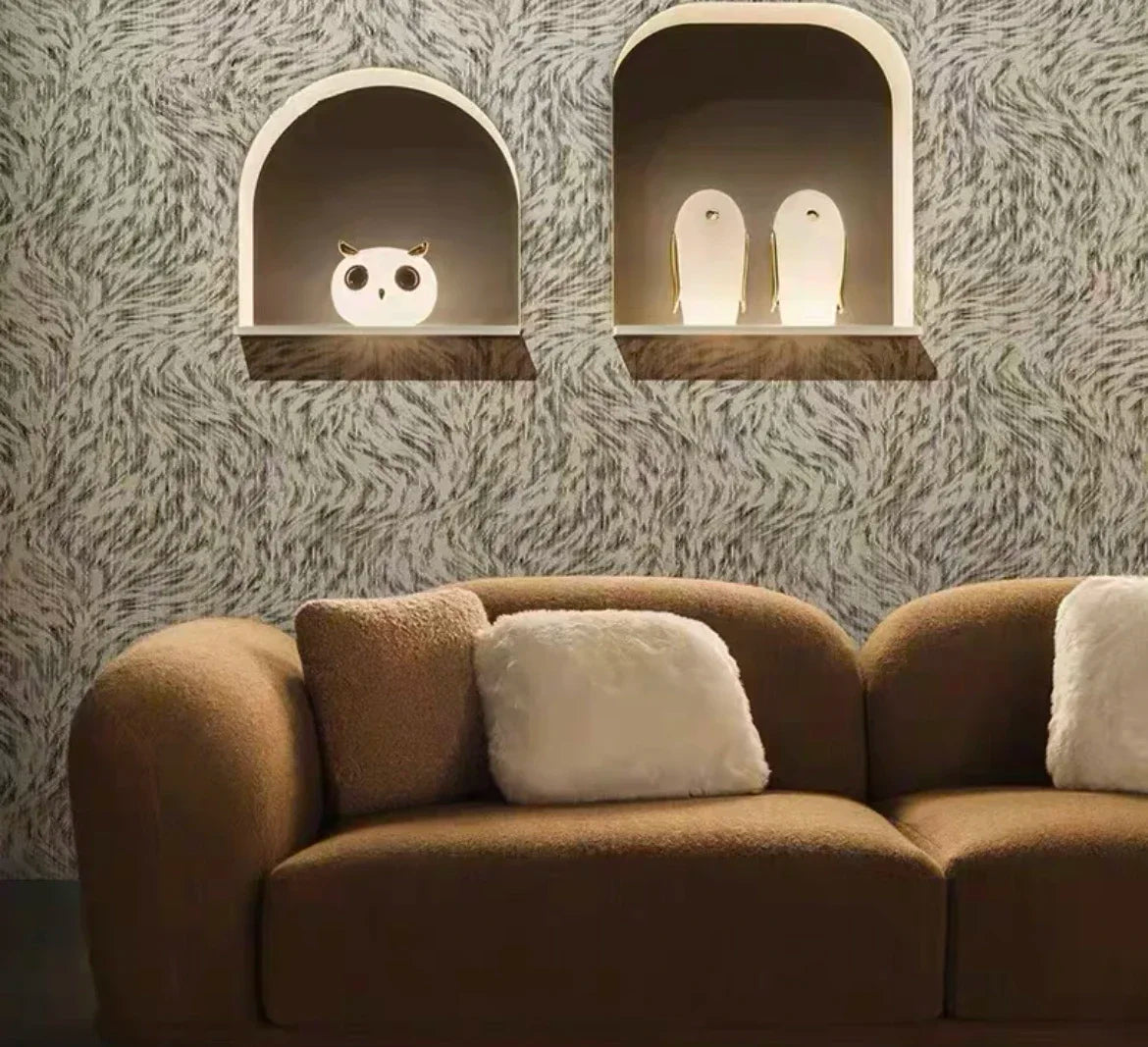 lampe de chevet en verre nordique créative et moderne - vue 5 sur 9