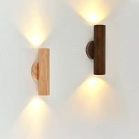 Lampe de chevet moderne et Simple en bois massif