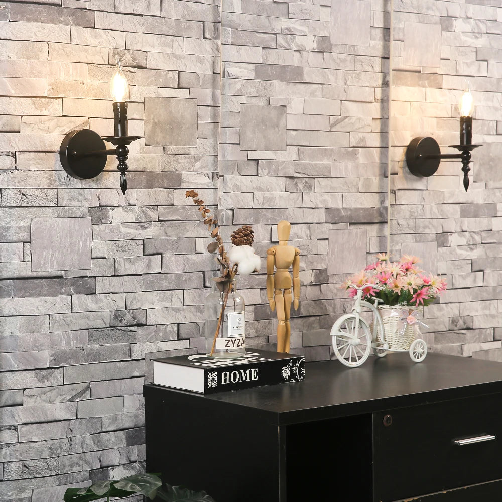 applique murale vintage en fer art led rétro - vue 4 sur 8