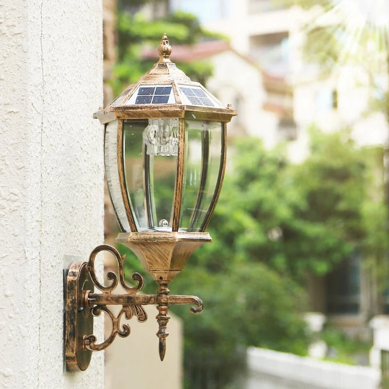 lampe solaire extérieure pour éclairage de jardin et allée - vue 6 sur 14
