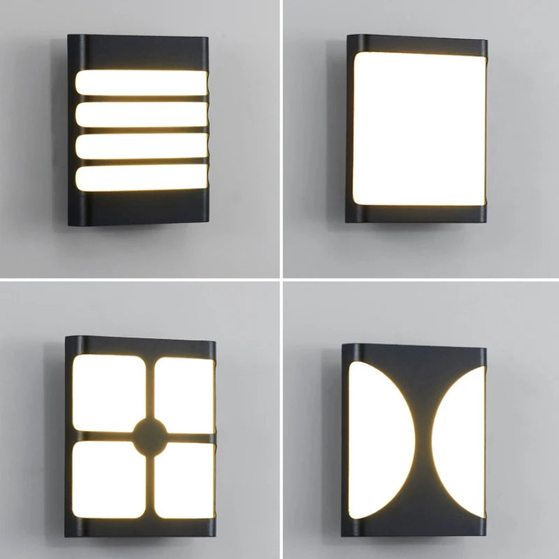 Applique murale extérieure de rue lampe étanche balcon lampe de jardin à LED couloir allée escalier Terrance applique luminaire - vue 2 sur 10