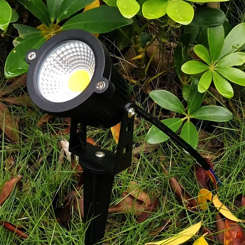 lampe de jardin led étanche pour éclairage extérieur - vue 3 sur 10