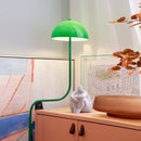 lampe à poser design en forme de germe de soja en verre