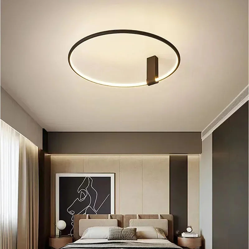 Plafond moderne à LEDs lumière pour chambre salon salle à manger étude rotatif Lustre décoration de la maison luminaire Lustre - vue 6 sur 22