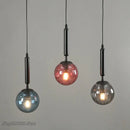 suspension moderne en verre pour décoration intérieure élégante