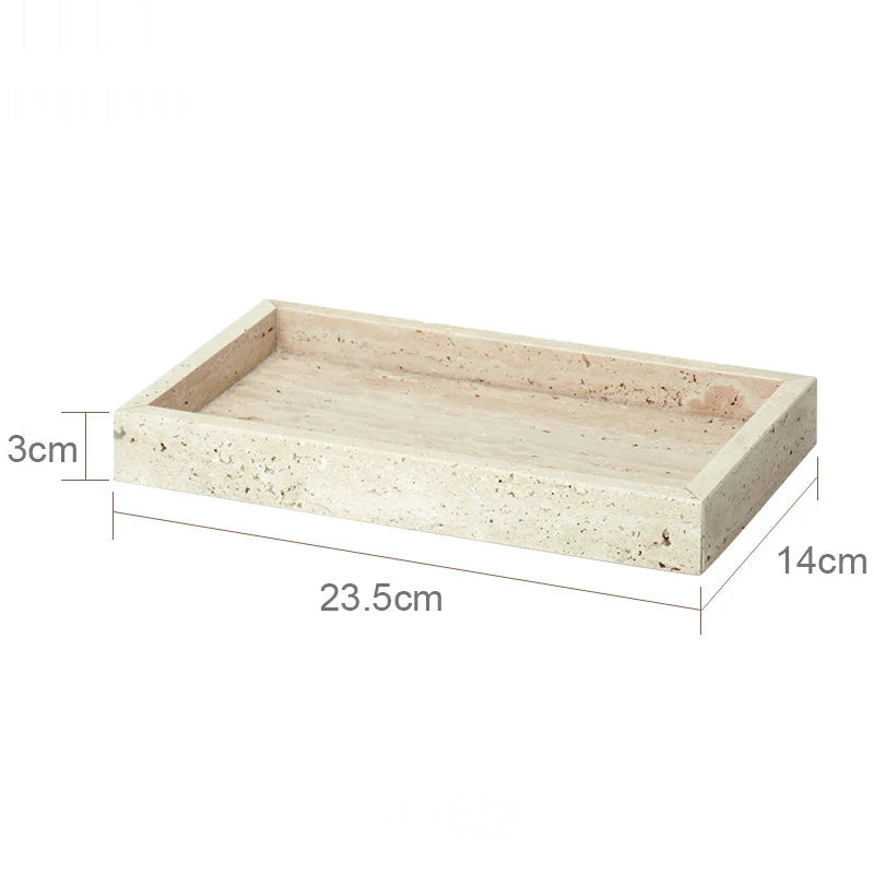 ensemble d'accessoires en marbre naturel pour salle de bain - vue 20 sur 30