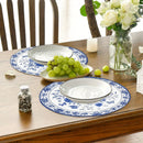 set de table fleurs papillons style campagne imperméable