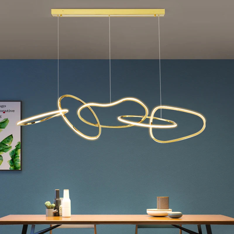 Chambre moderne salle à manger décorative led plafonniers lampes suspendues éclairage intérieur éclairage intérieur plafonnier lustre