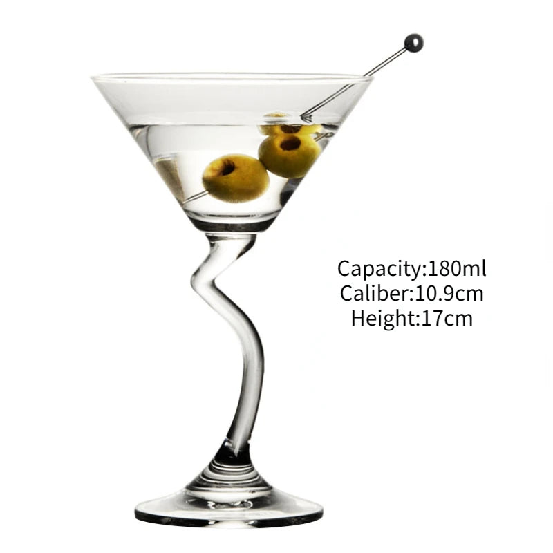 Verre cocktail design original pour fêtes et bar