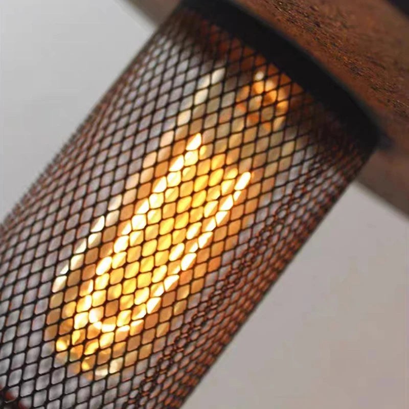 lampe suspendue vintage en ciment pour