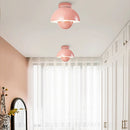 plafonnier moderne semi-circulaire en forme de pot de fleurs led