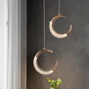 Moderne Nordique LED 1/2 Tête Lustre En Cristal Géométrie Dorée Émeraude Suspension Lumière Décor À La Maison Salon Chambre Éclairage