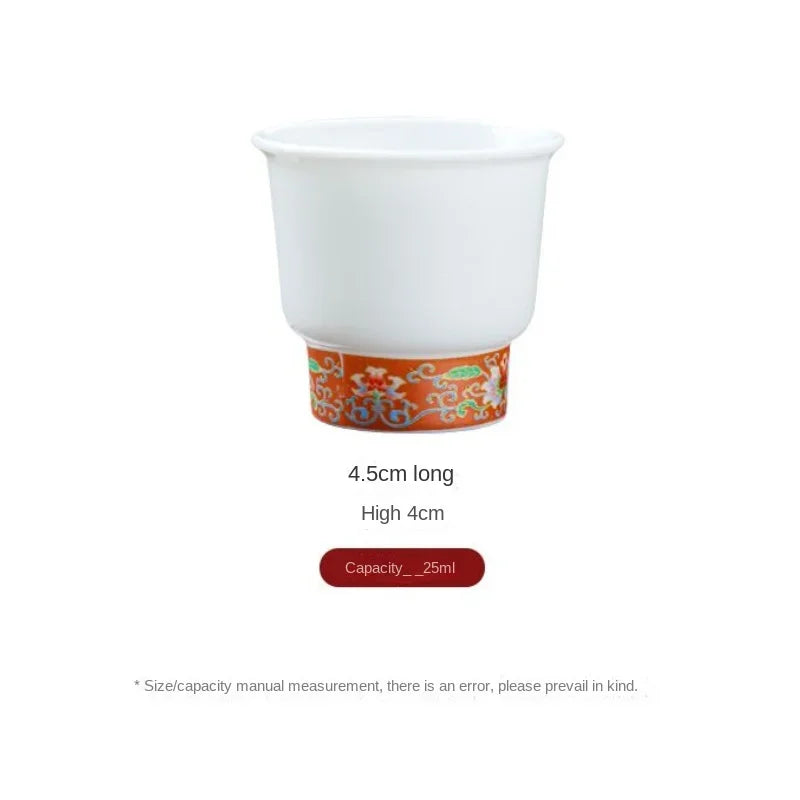 Service the kung fu porcelaine chinois 6 tasses