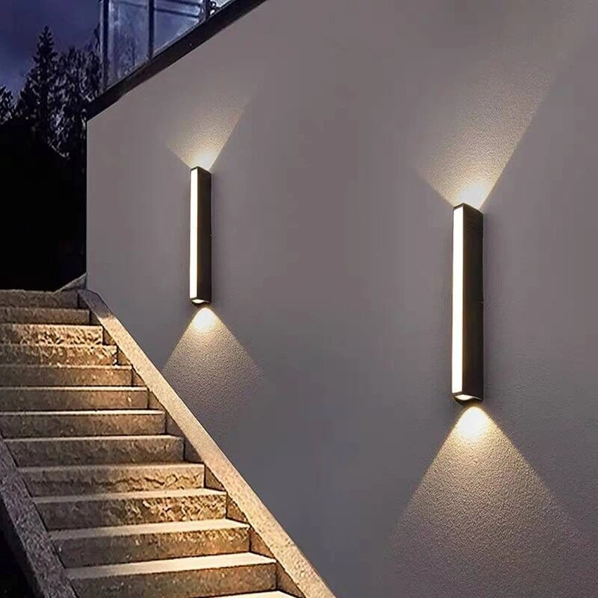 Applique murale longue en aluminium intérieur 24 W 37 CM à LED - vue 4 sur 6