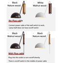 Nordic Bedroom Bedside Wall Lamps Plug In Wall Sconce Black White Iron Lampshade Swing Long Arms Wall Mounted Light E27