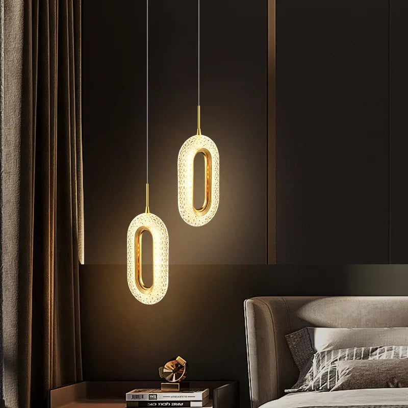 lustre moderne simple de luxe à tête unique - vue 4 sur 17