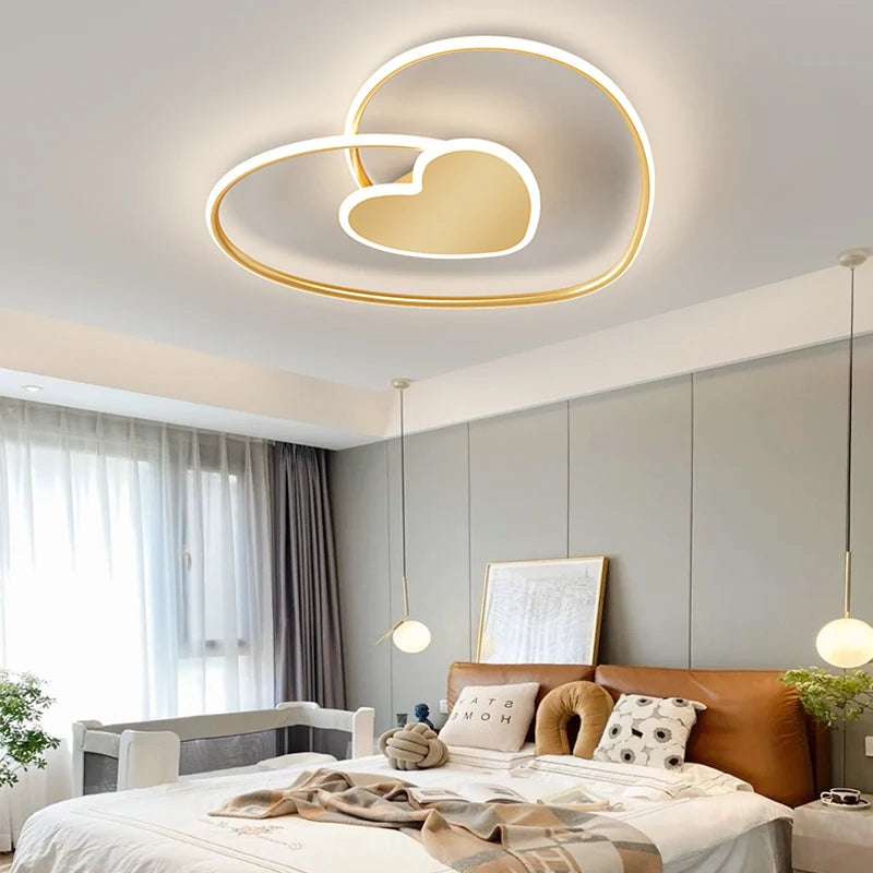 plafonnier led décoratif pour intérieur moderne et élégant - vue 5 sur 10