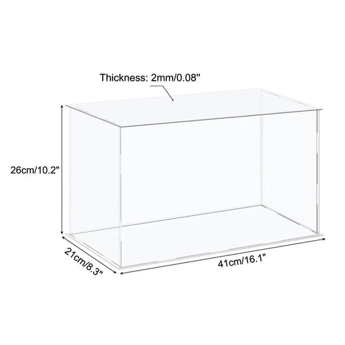 vitrine en acrylique pour objets de collection et organisation