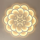 plafonnier led moderne en cristal gradation circulaire