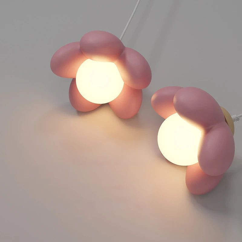 suspension moderne en forme de fleur pour chambre enfant - vue 7 sur 10